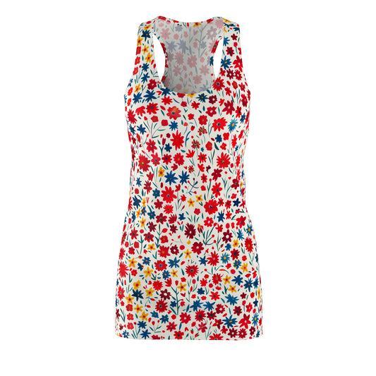 Women's Cut & Sew Racerback Dress (AOP)