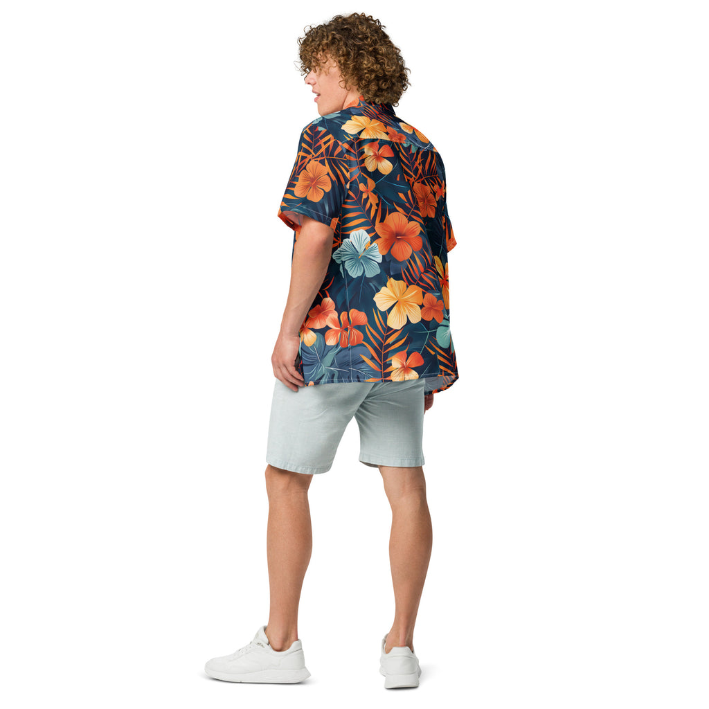Fierce Aloha Shirts for Men - Men’s Casual Beach Summer Shirts - Stretch Fabric with Modern Fit