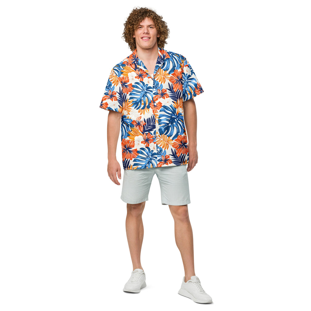Fierce Aloha Shirts for Men - Men’s Casual Beach Summer Shirts - Stretch Fabric with Modern Fit