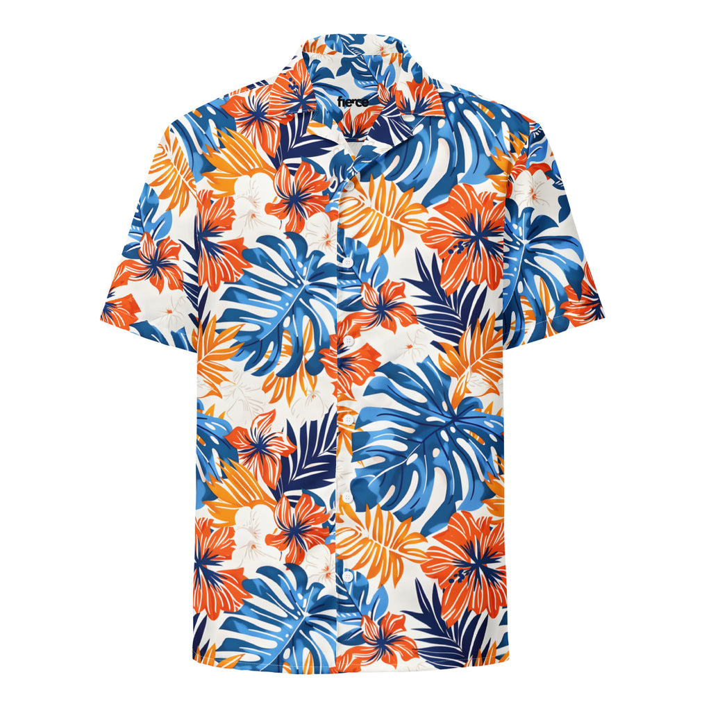 Fierce Aloha Shirts for Men - Men’s Casual Beach Summer Shirts - Stretch Fabric with Modern Fit