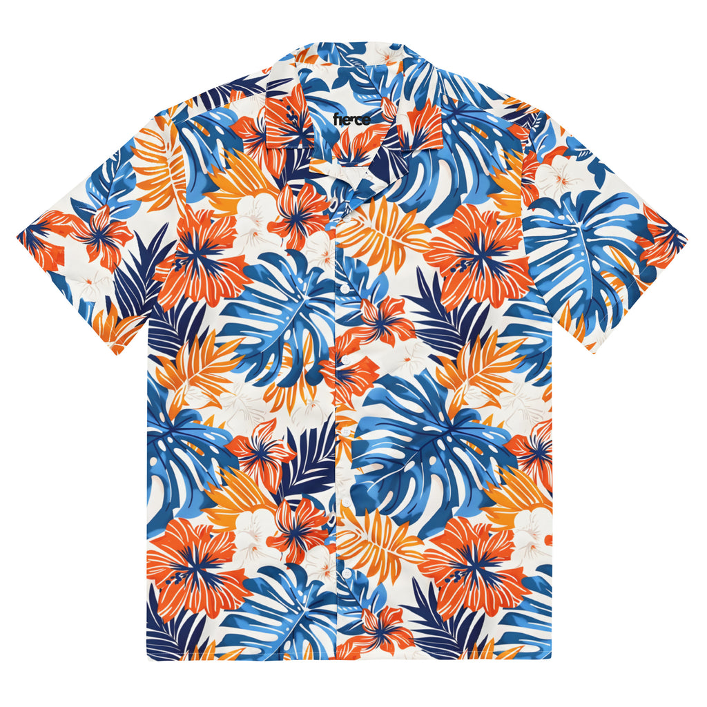 Fierce Aloha Shirts for Men - Men’s Casual Beach Summer Shirts - Stretch Fabric with Modern Fit