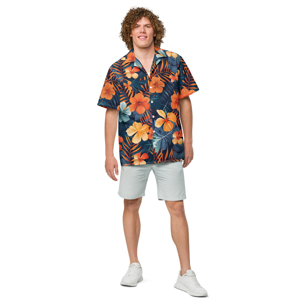 Fierce Aloha Shirts for Men - Men’s Casual Beach Summer Shirts - Stretch Fabric with Modern Fit