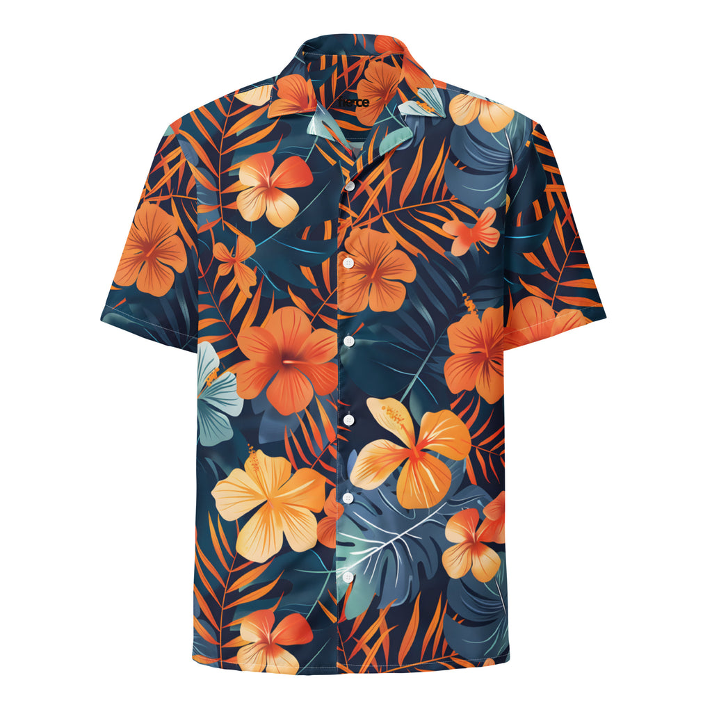 Fierce Aloha Shirts for Men - Men’s Casual Beach Summer Shirts - Stretch Fabric with Modern Fit