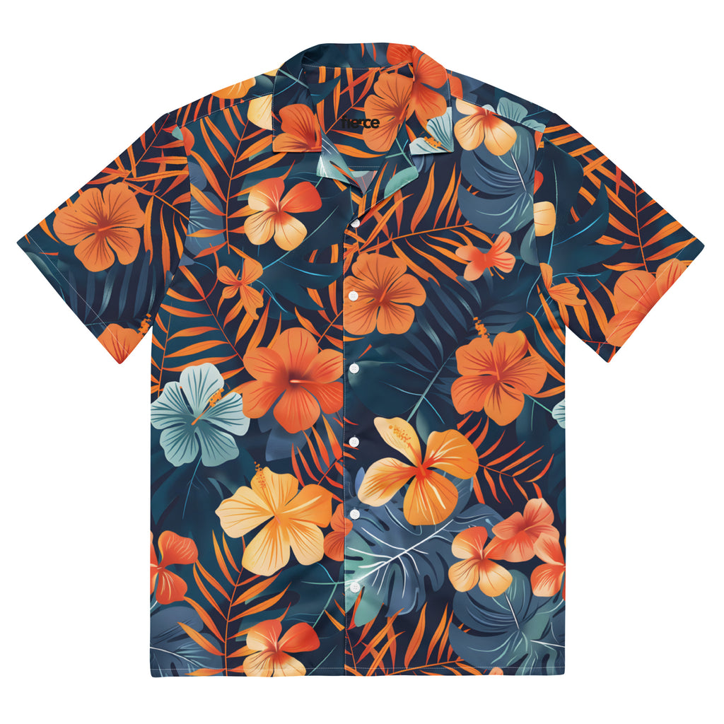 Fierce Aloha Shirts for Men - Men’s Casual Beach Summer Shirts - Stretch Fabric with Modern Fit