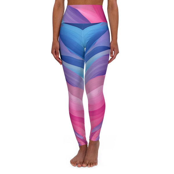 High Waisted Yoga Leggings (AOP)