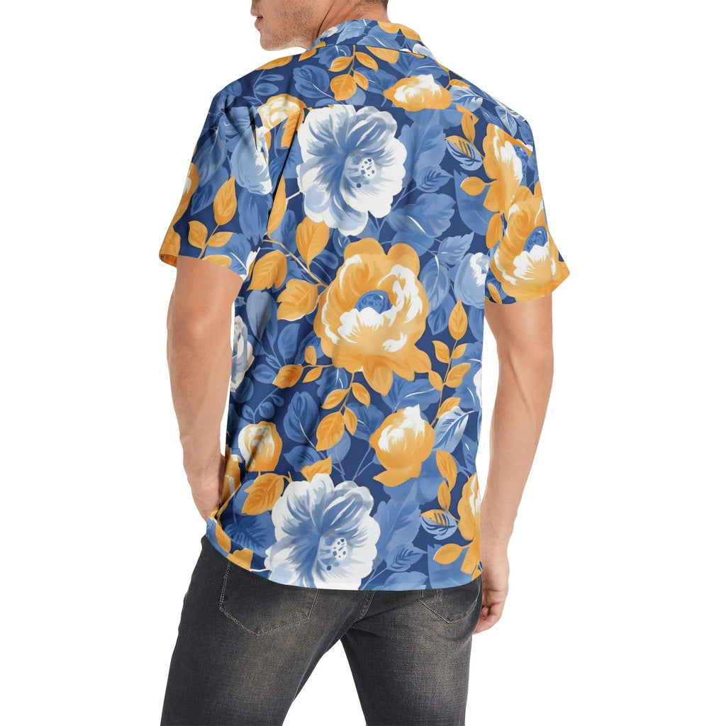 Boho Men's Short Sleeve Aloha Shirts