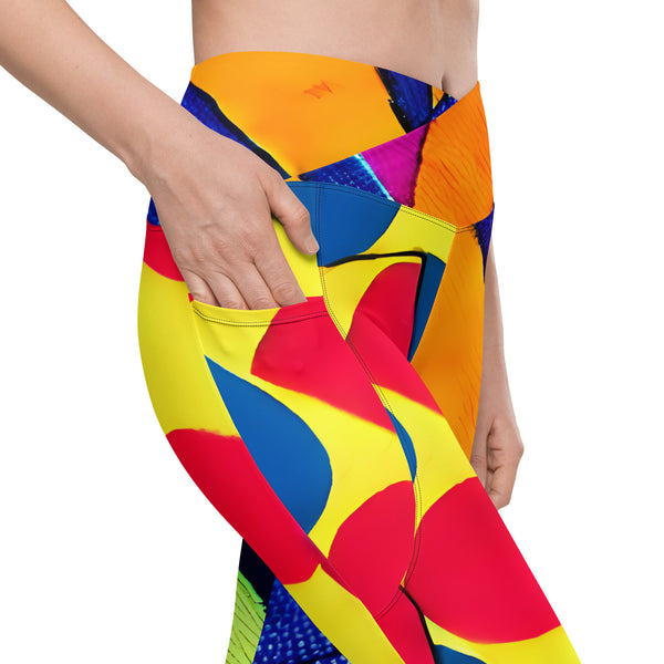 Fierce Crossover leggings with pockets