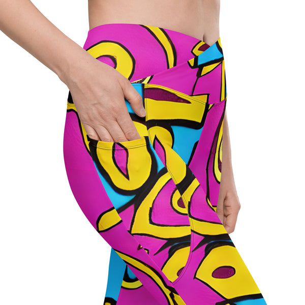 Malindi Crossover leggings with pockets