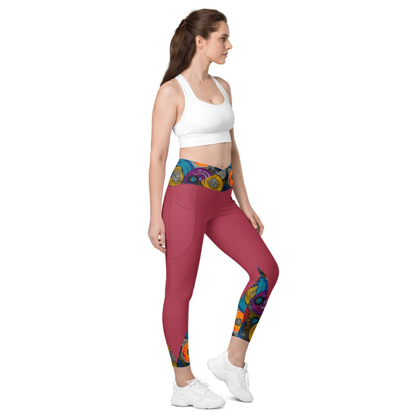 Desert Dreaming Crossover leggings with pockets