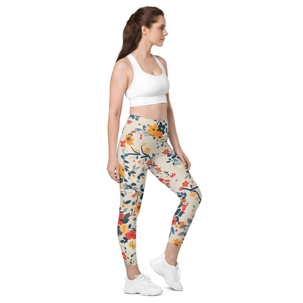 Garden Glory Leggings with pockets