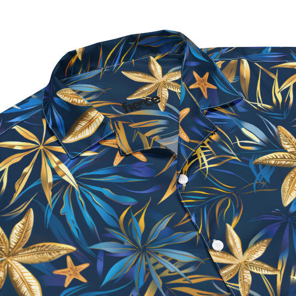 Fierce Aloha Shirts for Men - Men’s Casual Beach Summer Shirts - Stretch Fabric with Modern Fit
