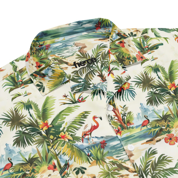 Flamingo Summer Aloha button shirt - Your Ultimate Summer Style and Comfort Essential