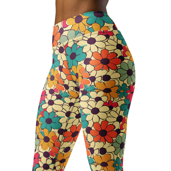 Karma Daisies Yoga Leggings